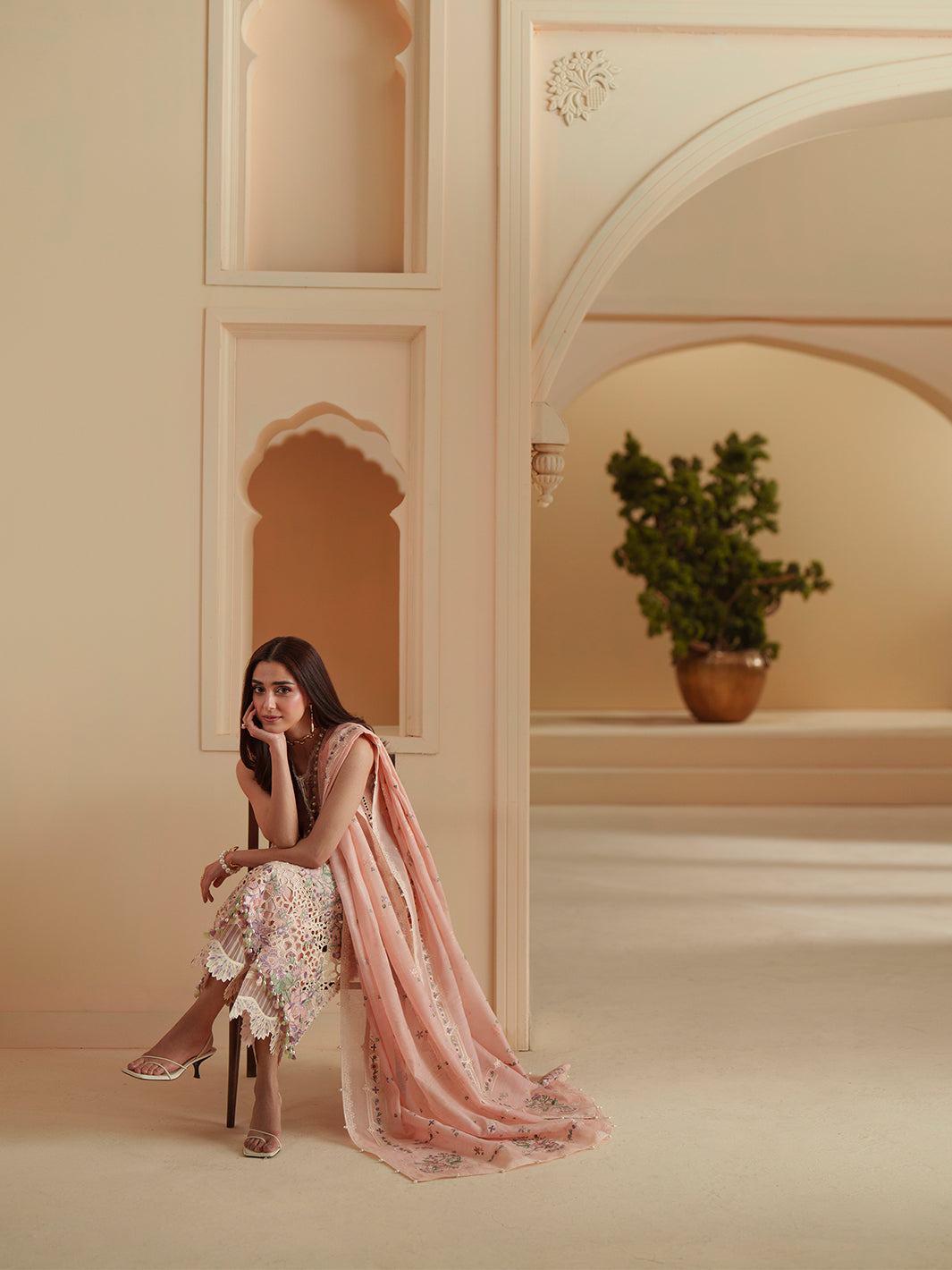 D-111-B | 3 PC Luxury Lawn