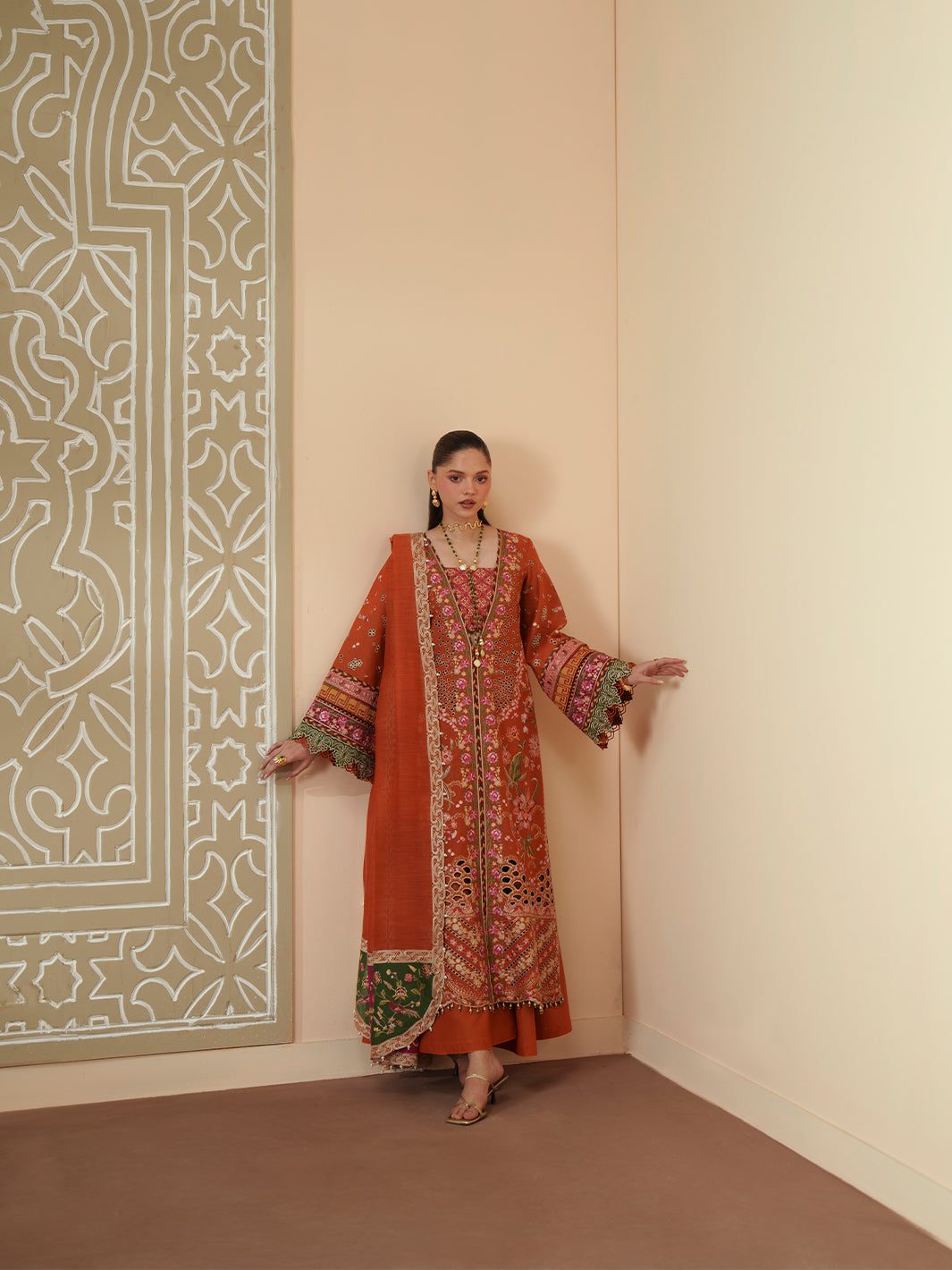 D-116-A | 3 PC Luxury Lawn