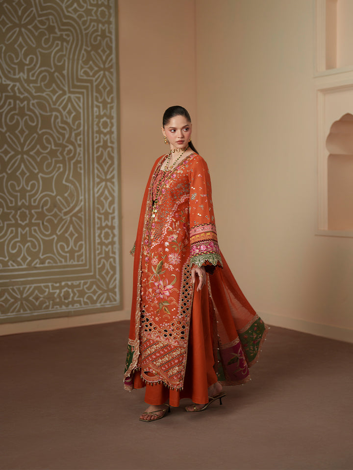 D-116-A | 3 PC Luxury Lawn