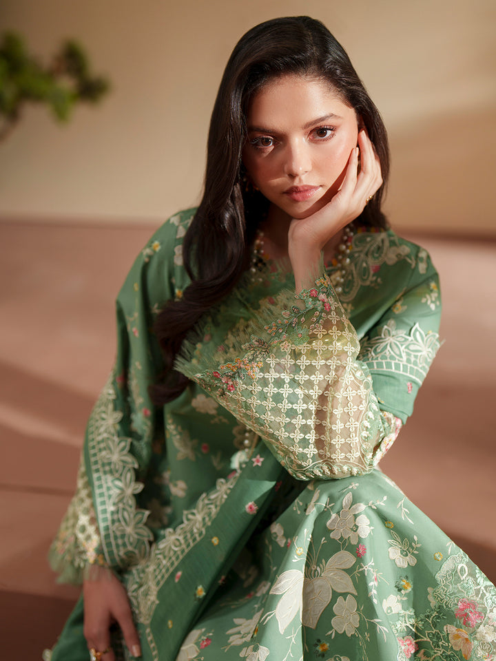 D-117-A | 3 PC Luxury Lawn