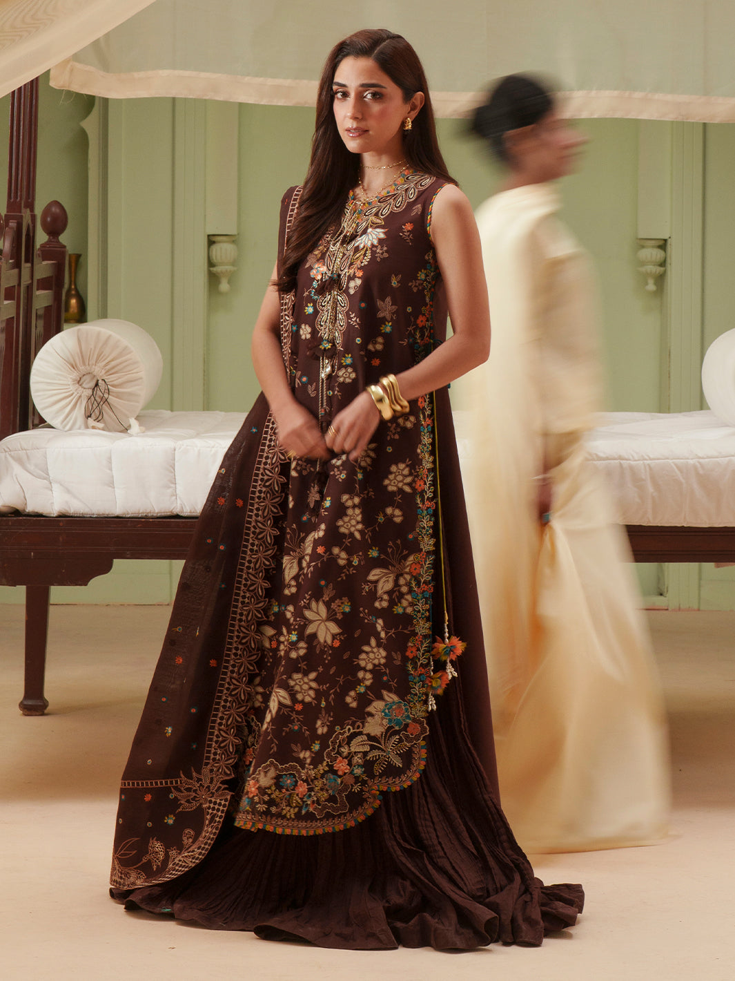 D-117-B | 3 PC Luxury Lawn