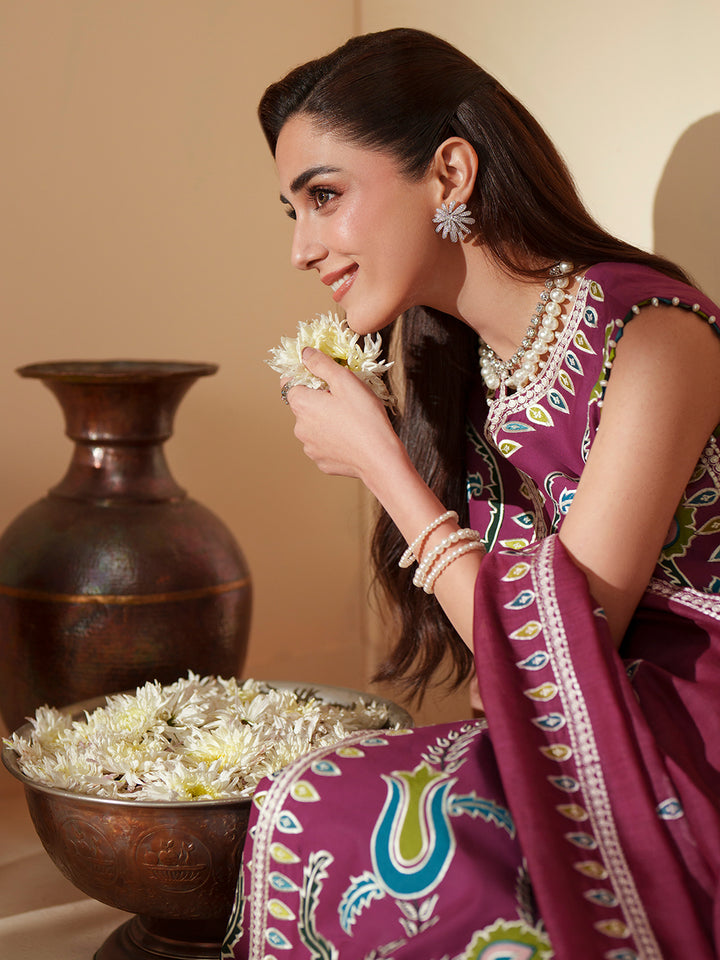 D-118-A | 3 PC Luxury Lawn