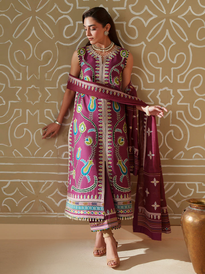 D-118-A | 3 PC Luxury Lawn