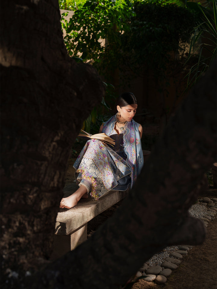 172-A | 3 PC Lawn Stitched