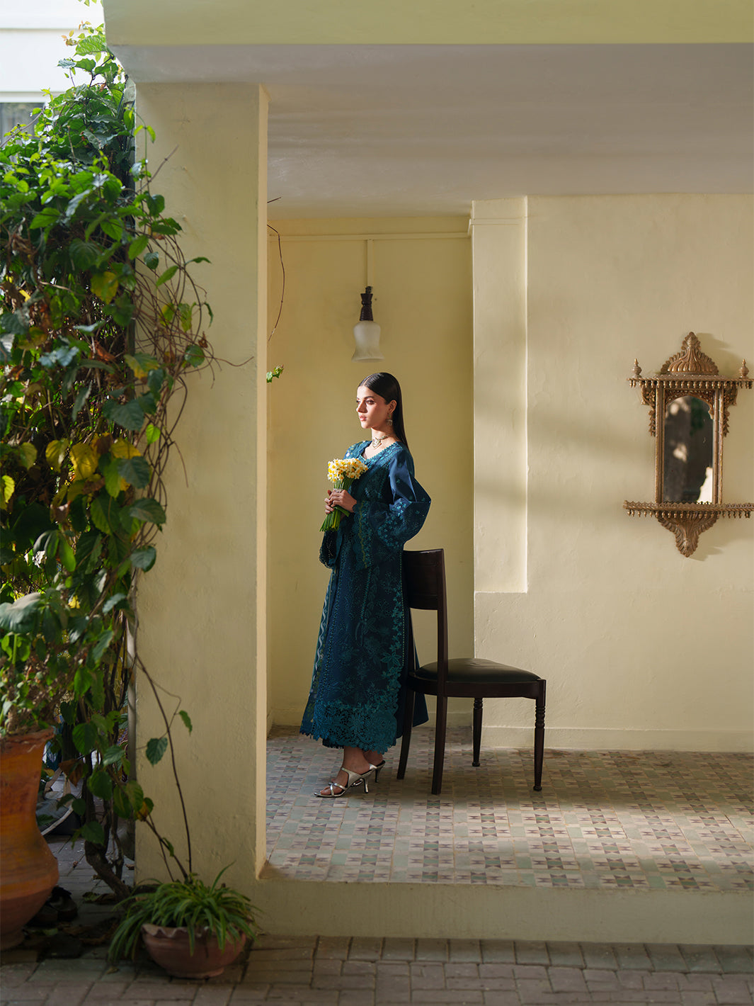 173-A | 3 PC Lawn Stitched