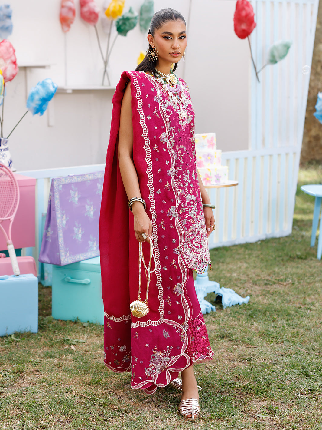35 - B | 3 PC Luxury Lawn
