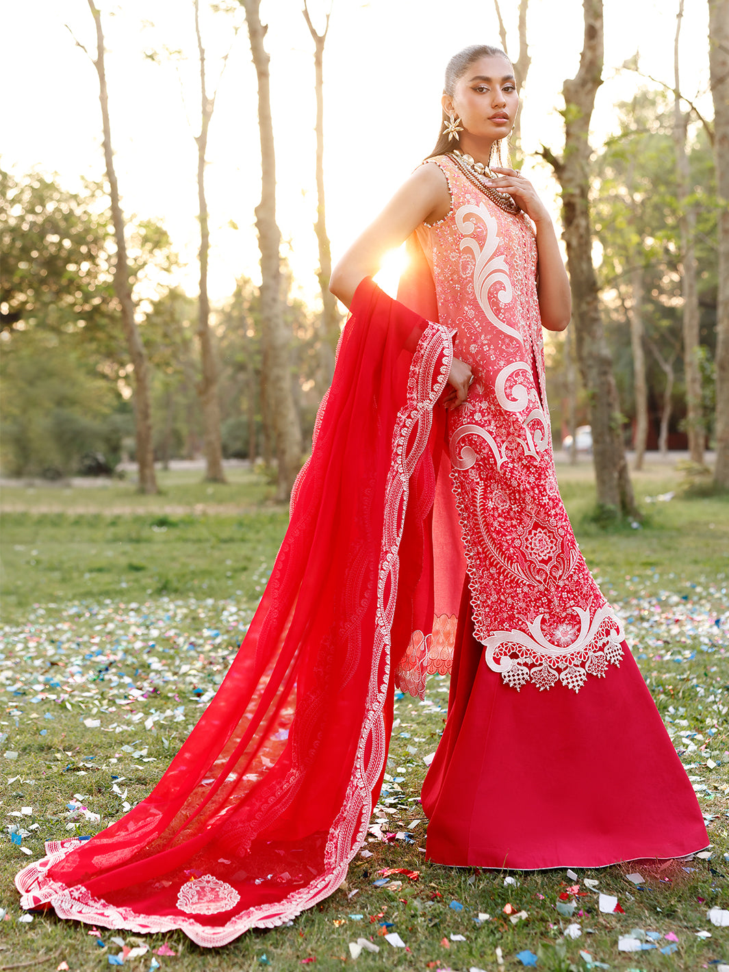 36 - B | 3 PC Luxury Lawn