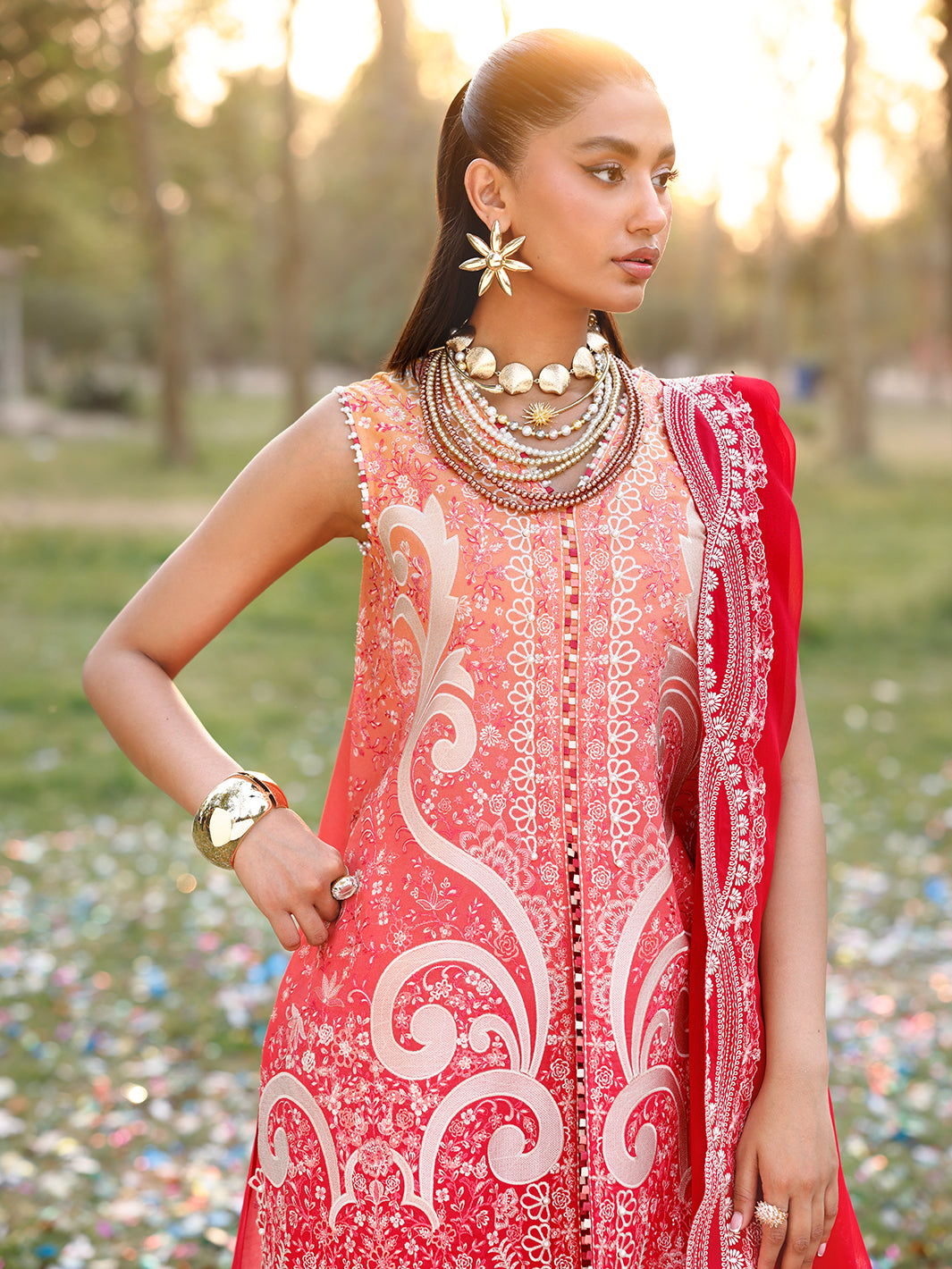 36 - B | 3 PC Luxury Lawn