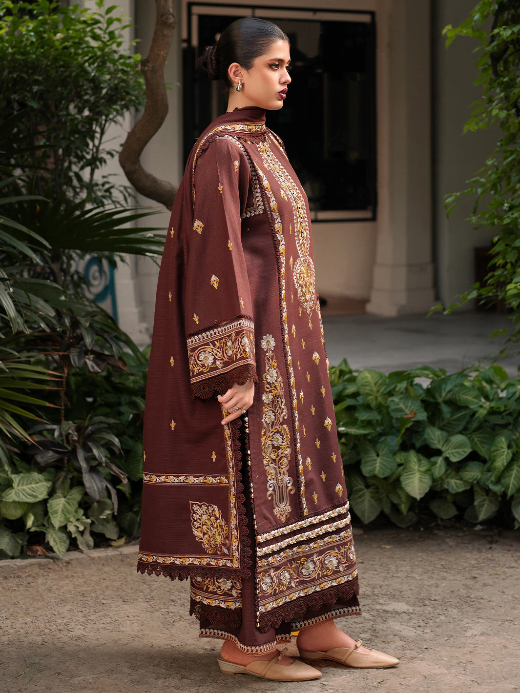 55 - B | 3 PC Khaddar Unstitched