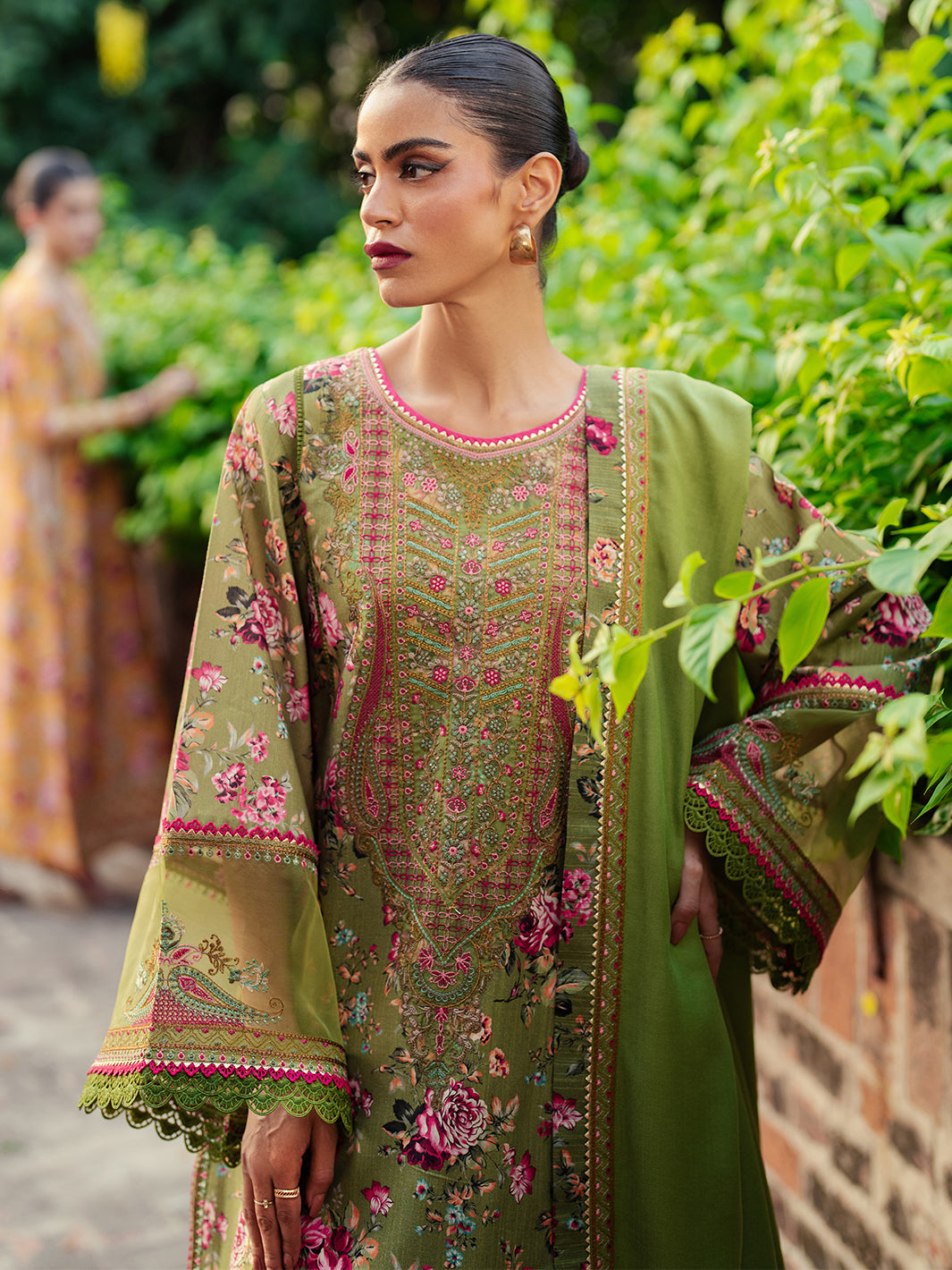 56 - B | 3 PC  Khaddar Unstitched