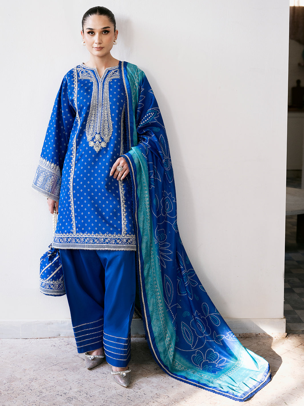 72-A | 3 PC Lawn Unstitched