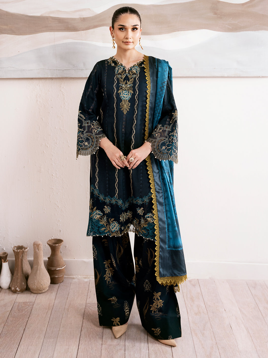 76-A | 3 PC Lawn Unstitched