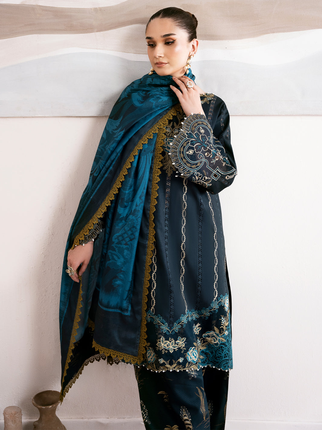 76-A | 3 PC Lawn Unstitched