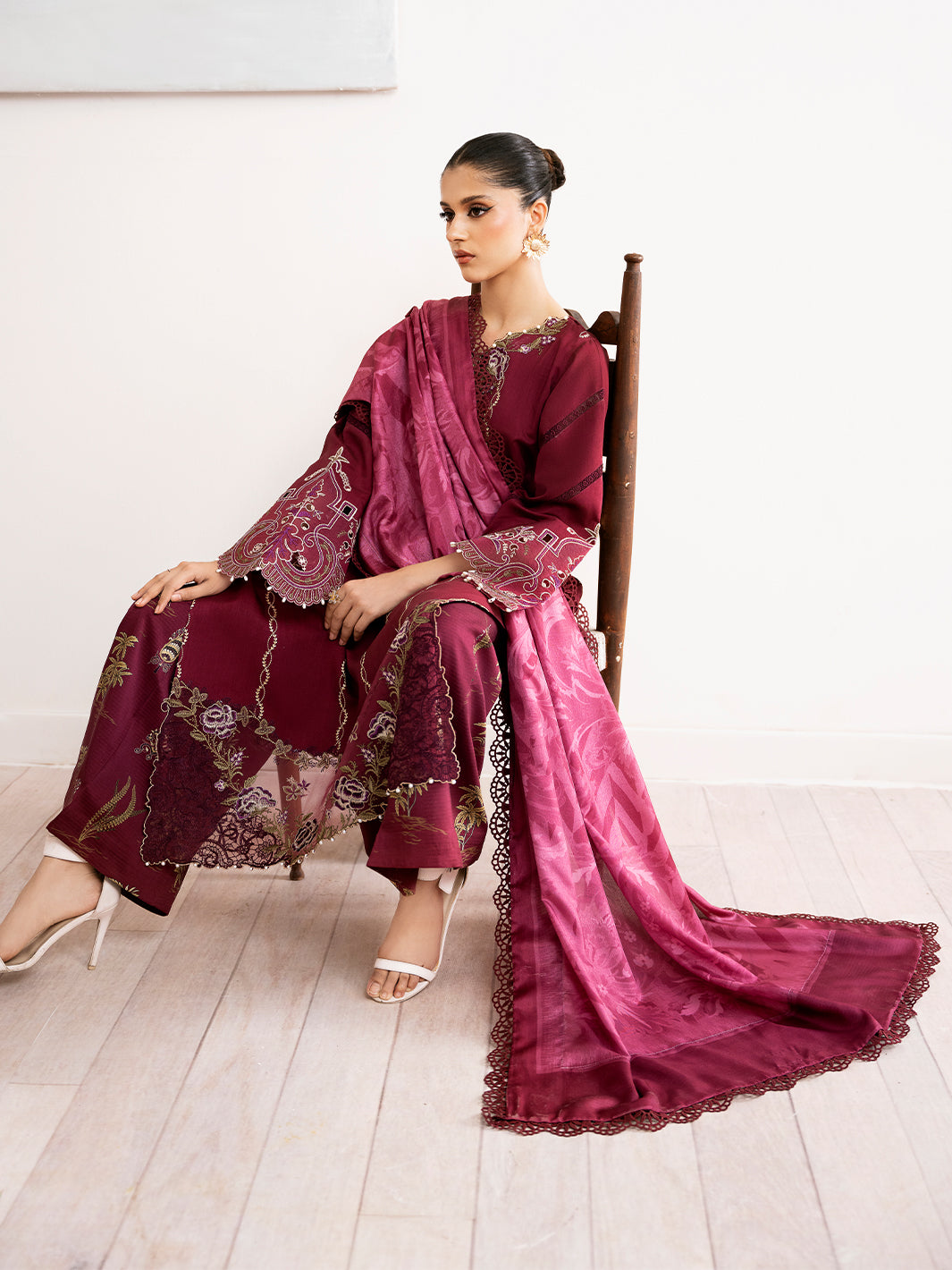 76-B | 3 PC Lawn Unstitched