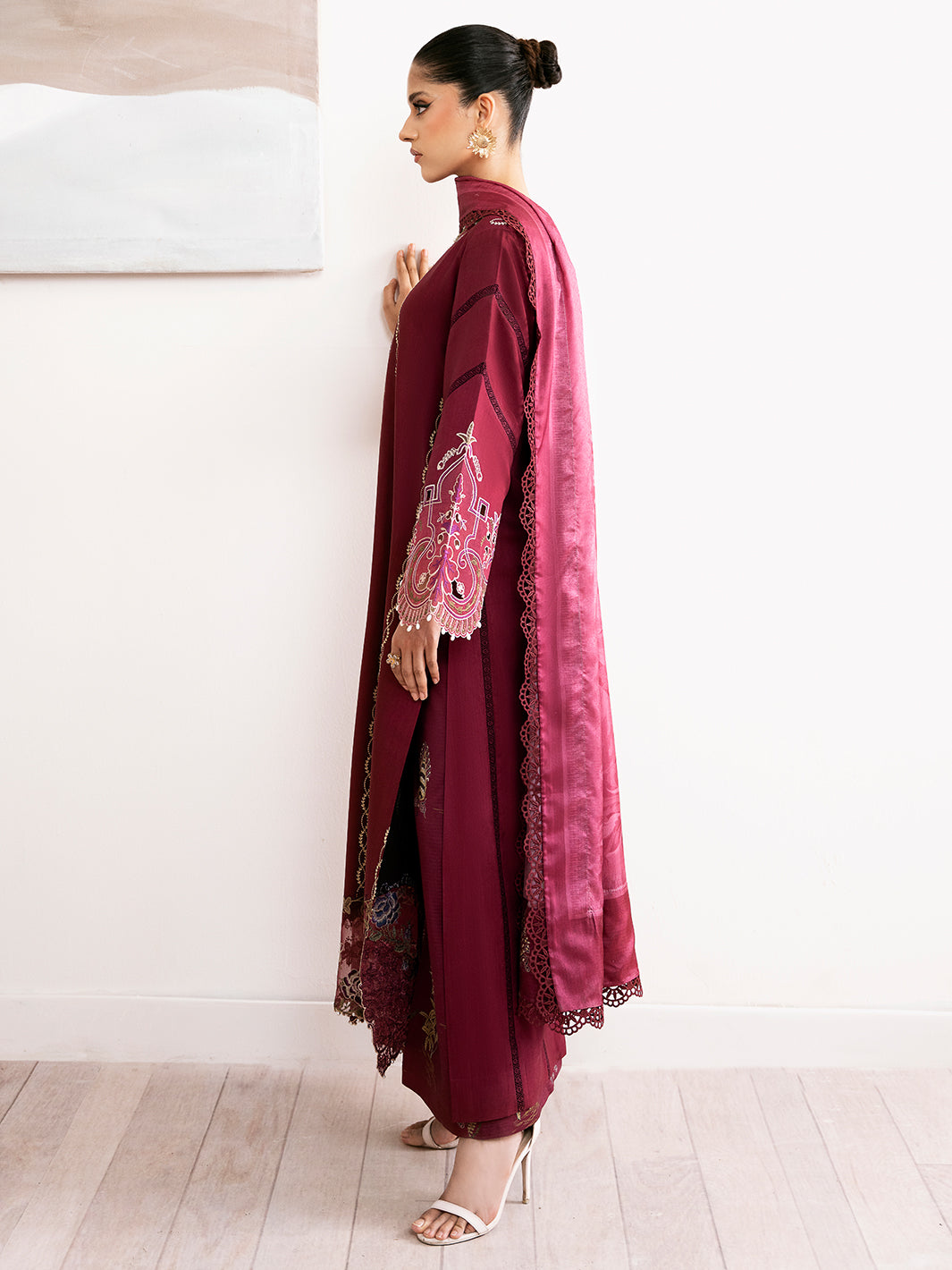 76-B | 3 PC Lawn Unstitched
