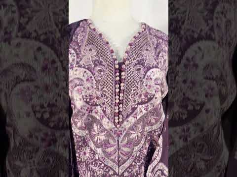 163 - B | 3 PC Kotrai Stitched