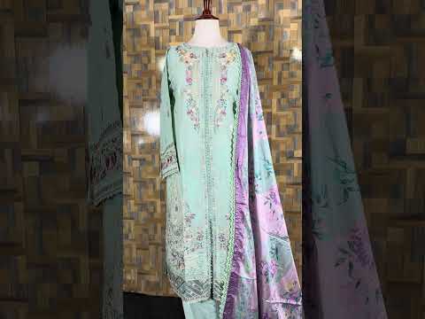 L77-A | 3 PC Lawn Stitched