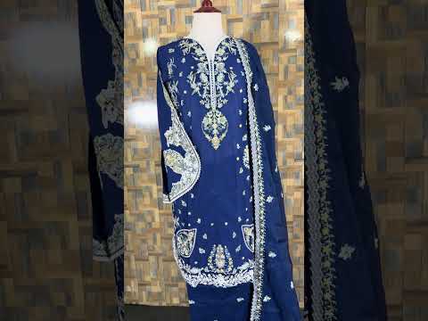 175-B | 3 PC Lawn Stitched